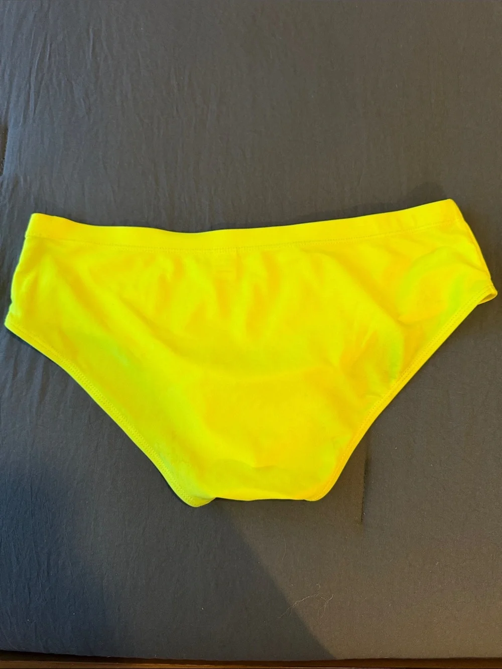 Men’s Yellow Swim Medium, Unlined, No Drawstring